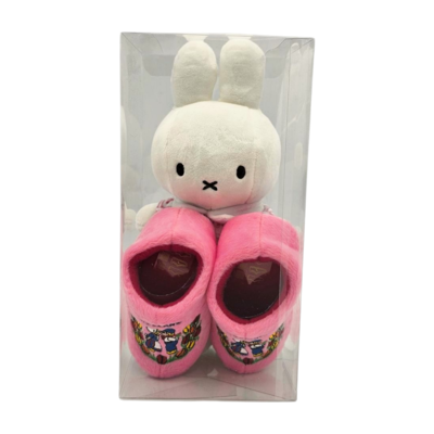 Typisch Hollands Miffy gift set - cuddly toy and slippers (0-6 months) - Holland slippers