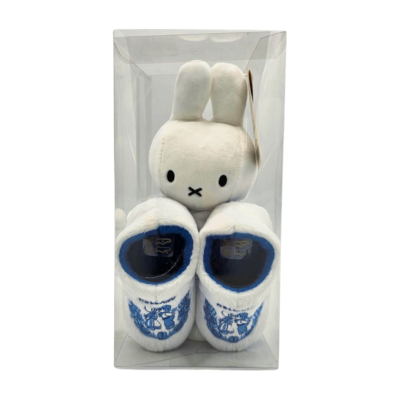 Typisch Hollands Miffy-Geschenkset - Kuscheltier und Holland-Hausschuhe (0-6 Monate)