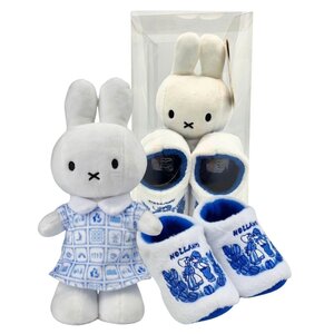 Typisch Hollands Miffy gift set - cuddly toy and Holland slippers (0-6 months) -