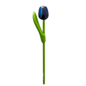Typisch Hollands Tulpe am Stiel 20 cm Blau-Weiß - Klein