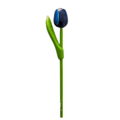 Nijhuis  Tulip on stem 20 cm Blue-White - Small