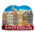 Matix Magneet Grachtenhuisjes - rood Amsterdam