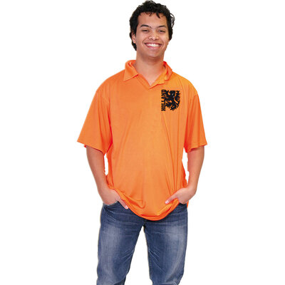 Holland fashion Orangefarbenes Poloshirt Holland