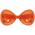 Typisch Hollands Orange - Brille groß (übergroß)