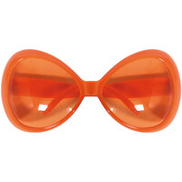 Typisch Hollands Orange - Brille groß (übergroß)