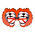 Typisch Hollands Orange - Brille - Brüllender Löwe