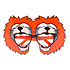 Typisch Hollands Orange - Glasses - Roaring lion
