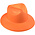 Typisch Hollands Orange gangster hat - Party hat orange