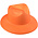 Typisch Hollands Oranje gangster hoed - Feesthoed oranje