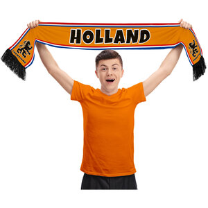 Typisch Hollands Orangefarbener Schal Holland-Fußball - Holland-Lions