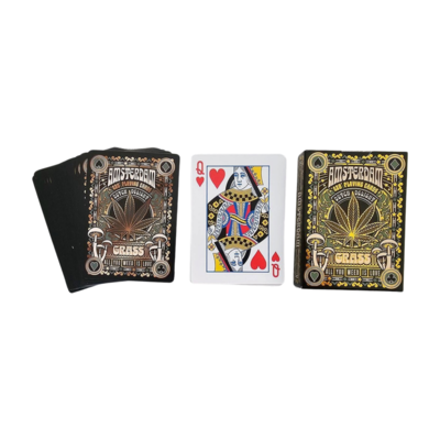 Typisch Hollands Playing cards Amsterdam green / gold - Grass