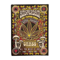 Matix Playing cards Amsterdam red / gold - Grass