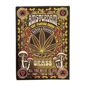 Matix Playing cards Amsterdam red / gold - Grass