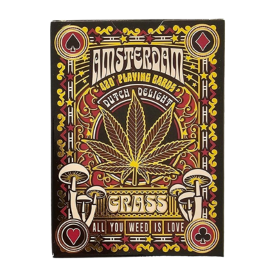 Matix Playing cards Amsterdam red / gold - Grass