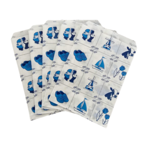 Typisch Hollands Delft blue gift bags 13x18 cm (10 pieces)