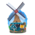 Matix Magneet Molen - Holland - Blauw