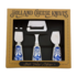 Matix Cheese knives - in gift packaging Delft blue
