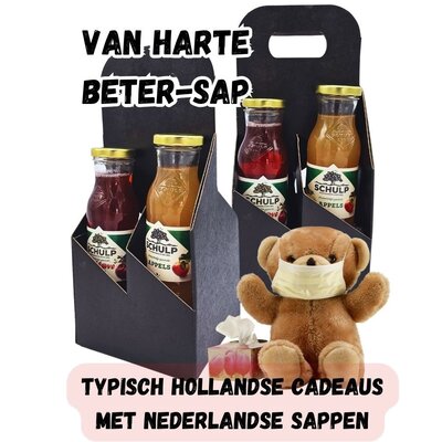 www.typisch-hollands-geschenkpakket.nl Niederländisches Paket von Harte Beter-Sap – Obst-, Saft- und Leckereienpaket