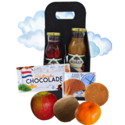 www.typisch-hollands-geschenkpakket.nl Dutch package from Harte Beter-Sap - Fruit, Juice and treats package