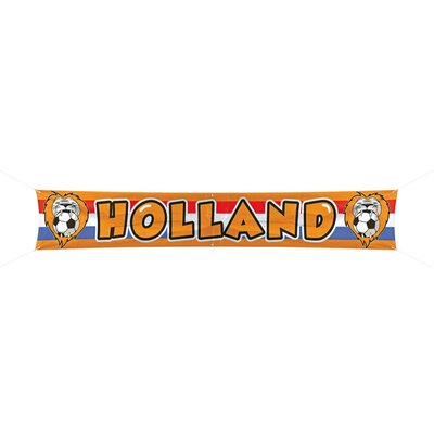 Typisch Hollands Banner Dutch lion - Orange and Red-White-Blue