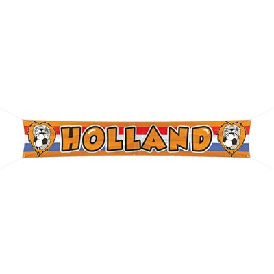 Typisch Hollands Banner Niederländischer Löwe - Orange und Rot-Weiß-Blau