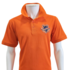 Holland fashion Orangefarbenes Poloshirt Holland – Gestickter Aufnäher Holland – Löwe