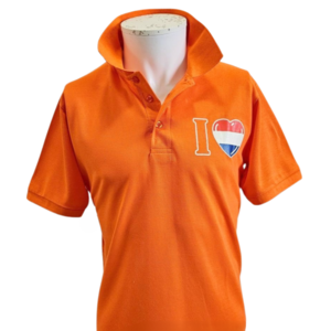 Fox Originals Oranje Polo-Shirt Holland - I love Holland