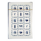 Typisch Hollands Playing cards Holland - Delft blue tile motif