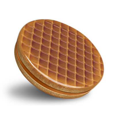 Typisch Hollands Blik stroopwafels Holland -  Superorigineel 3D Stroopwafelblik