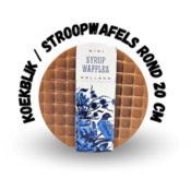 Typisch Hollands Blik stroopwafels Holland -  Superorigineel 3D Stroopwafelblik