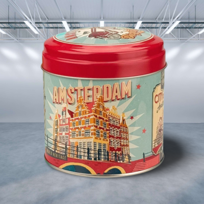 Matix Souvenirdose – geeignet für Pralinen, Stroopwafels oder Bonbons – Leer