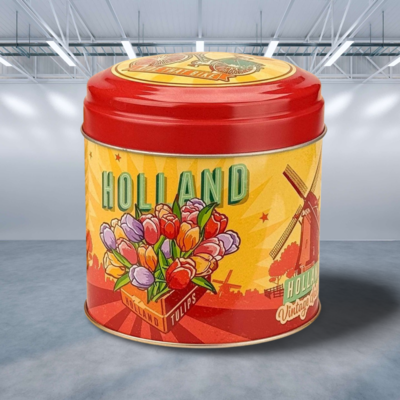 Typisch Hollands Souvenirdose – geeignet für Pralinen, Sirupwaffeln oder Süßigkeiten – leer – Kopie