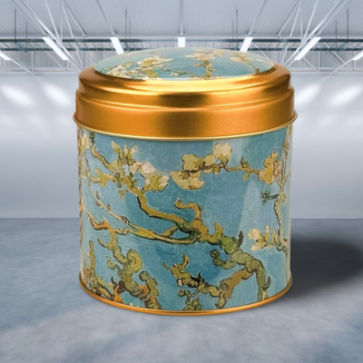 Typisch Hollands Souvenir tin - suitable for chocolates, syrup waffles or sweets - Empty - Almond blossom