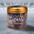 Typisch Hollands Souvenir tin - suitable for chocolates, syrup waffles or candy - Empty - Christmas Blue