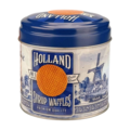 Typisch Hollands Souvenirblik - geschikt voor chocolaatjes ,stroopwafels of snoep - Delfts blauw