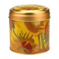 Typisch Hollands Souvenirdose – geeignet für Pralinen, Sirupwaffeln oder Süßigkeiten – leer – Sonnenblumen