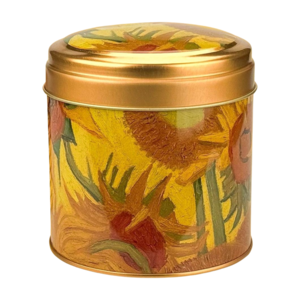 Matix Souvenir tin - suitable for chocolates, stroopwafels or candy - Empty - Sunflowers