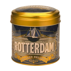 Typisch Hollands Souvenir tin - suitable for chocolates, syrup waffles or candy - Empty - Rotterdam-Vintage