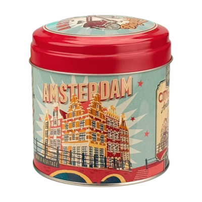 Typisch Hollands Souvenir tin - suitable for chocolates, syrup waffles or sweets - Empty - Copy