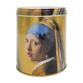 Typisch Hollands Souvenir tin - suitable for chocolates, syrup waffles or sweets - Girl with a pearl earring
