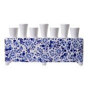 Heinen Delfts blauw Delfter blaue Tulpenvase, rechteckig, 30 cm