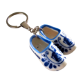 Heinen Delftware Keychain - 2 porcelain clogs - Delft blue