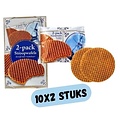 Typisch Hollands Stroopwafel pro 2 Stück verpackt - Box - 10 Packungen