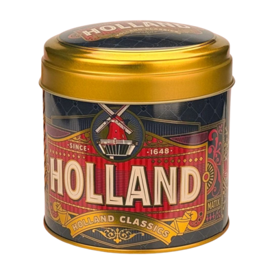 Typisch Hollands Souvenirdose - geeignet für Pralinen, Sirupwaffeln oder Süßigkeiten - Holland-Vintage
