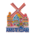 Matix Magnetic gable houses and windmill - Amsterdam - Blue