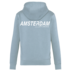 Holland fashion Hoodie with Zipper - Amsterdam - Ice Blue