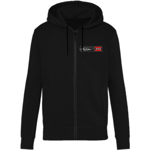 Holland fashion Hoodie with Zipper - Amsterdam - Black