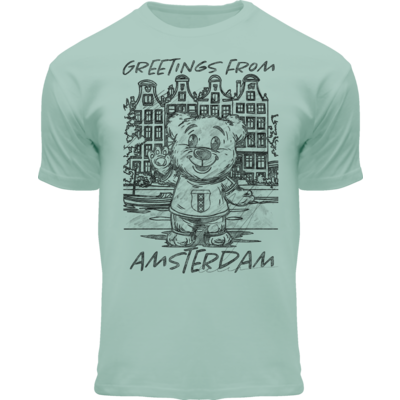 Holland fashion Children's T-Shirt - Amsterdam - Bicycle - Bear