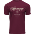 Holland fashion T-Shirt- Bordeaux Rood  Amsterdam  - 1275