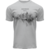 Holland fashion T-Shirt - Amsterdam - Light Gray Canal Sketch A'dam